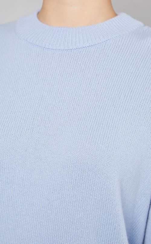 アームステッチニットプルオーバー