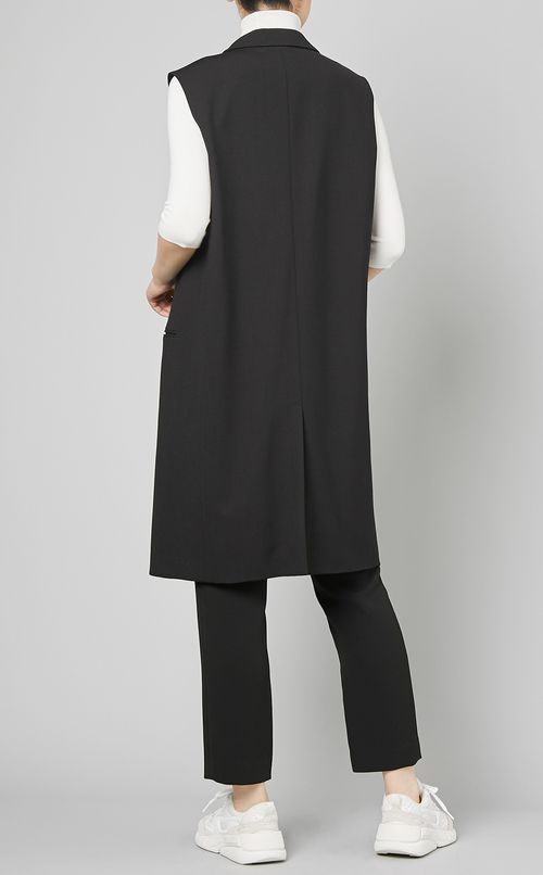 サキソニーボクシーロングジレ