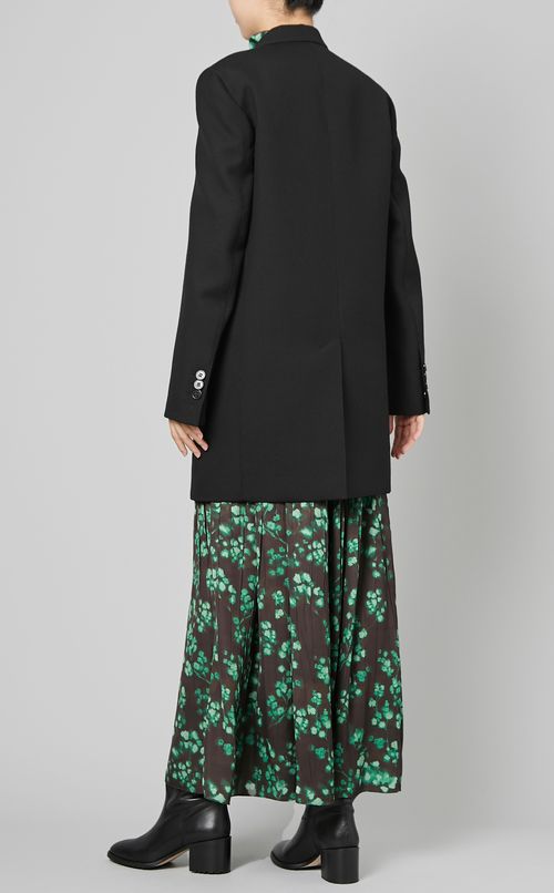 ウール混ピークドラペルジャケット