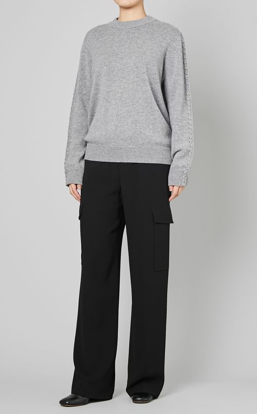 センタープレスカーゴパンツ