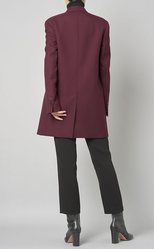 ウール混ピークドラペルジャケット