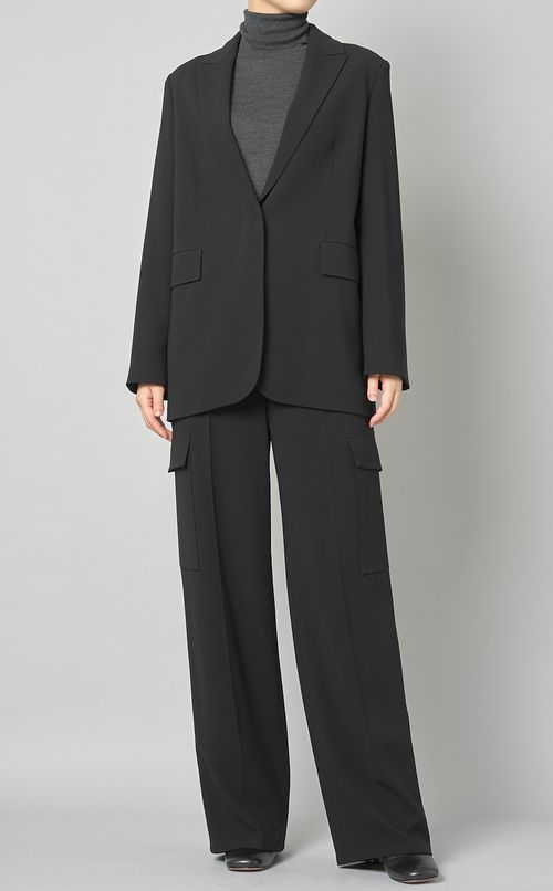 ピークドラペルボクシージャケット