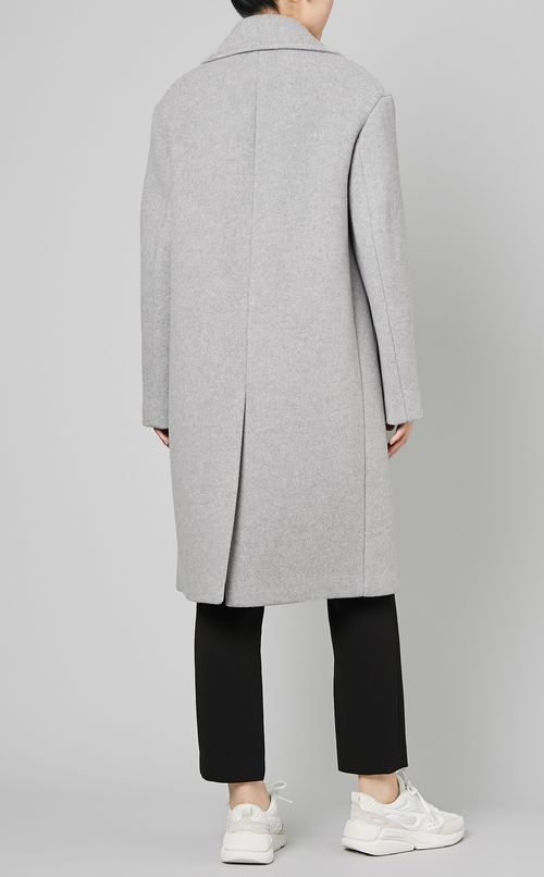 ウールテーラードカラーコート