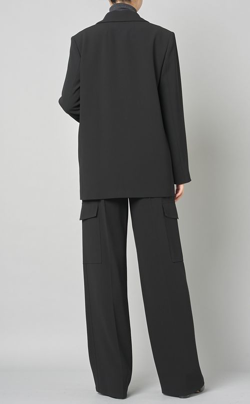 ピークドラペルボクシージャケット