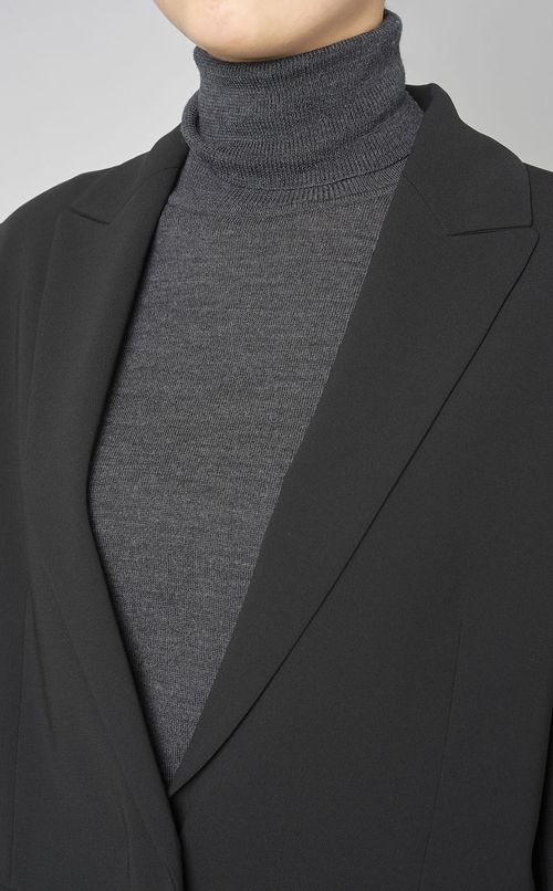 ピークドラペルボクシージャケット