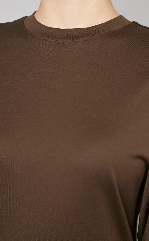 ボリュームスリーブカットワンピース