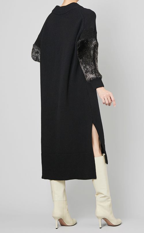 エコファーニットドレス