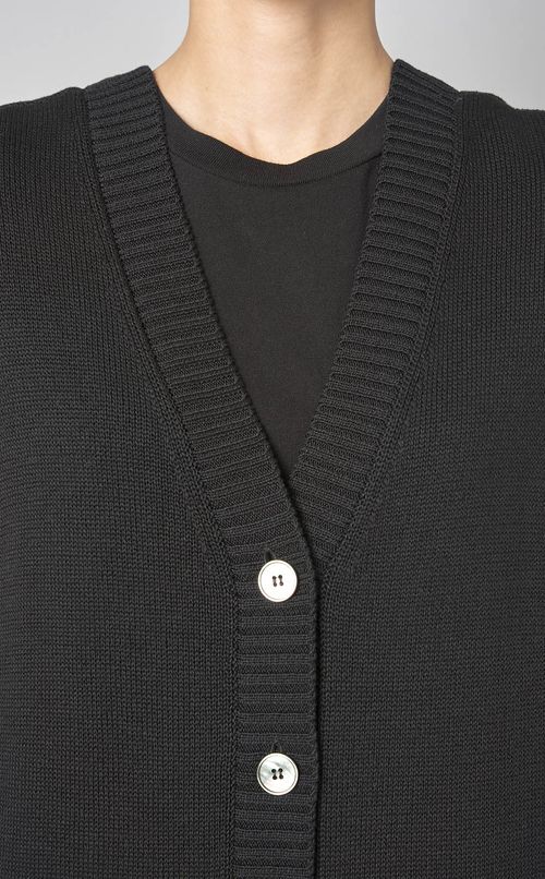 フリンジVネックニットベスト