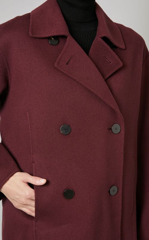 ワイドシルエットPコート