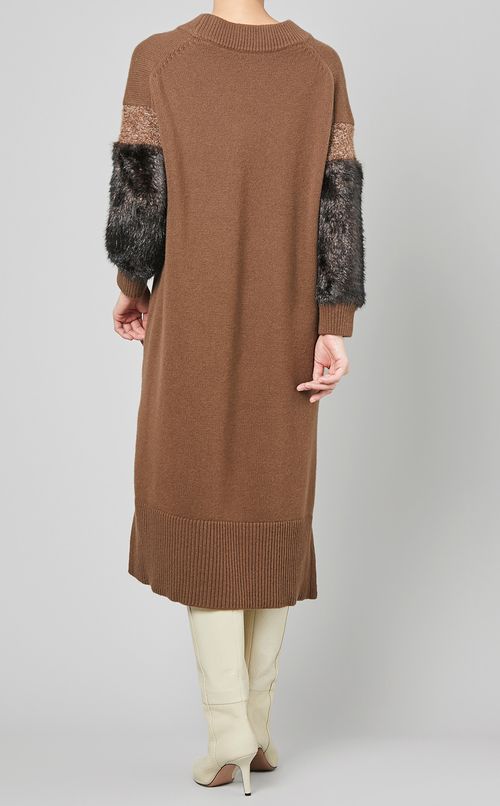 エコファーニットドレス