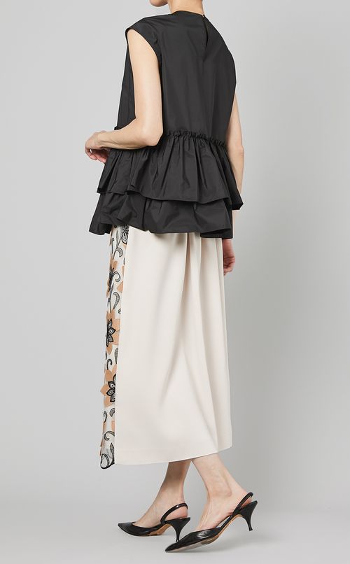 3Dレースフレアスカート