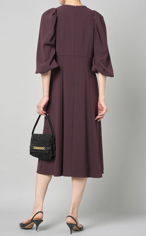 パール付バルーンスリーブワンピース