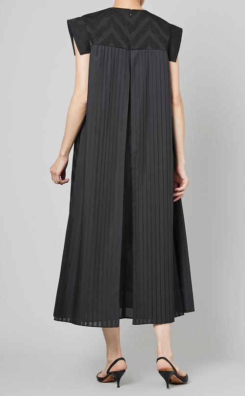 変形ボーダー切替ワンピース