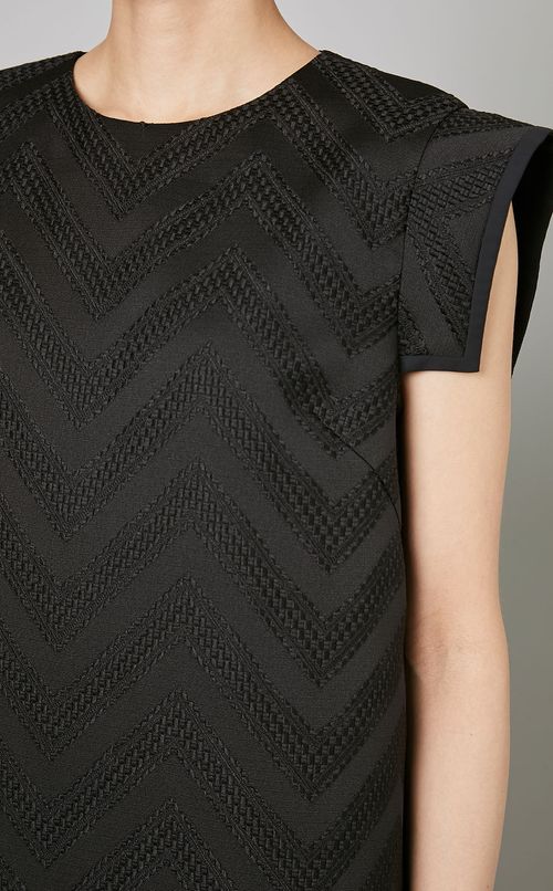 変形ボーダー切替ワンピース