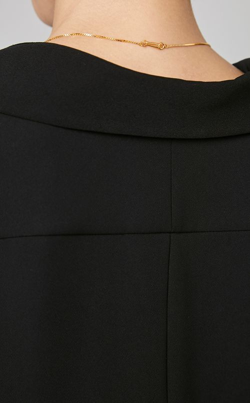 スクエアパールチョーカーネックレス