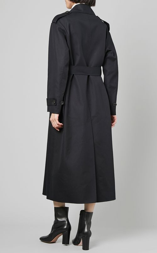 コットンツイルダブルブレストコート