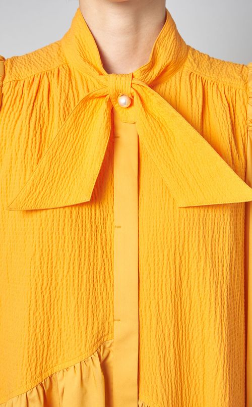 リボンテイルギャザーワンピース