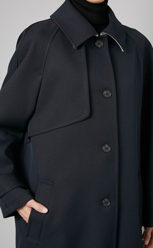 ボンディングオーバーサイズコート