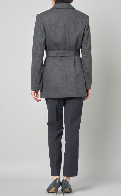 ウエストベルロングジャケット