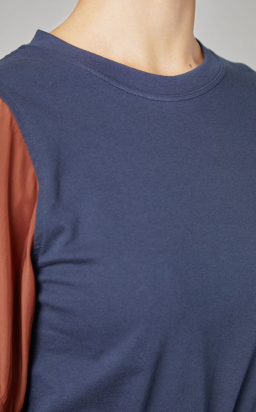 リボンチュールスリーブTシャツ