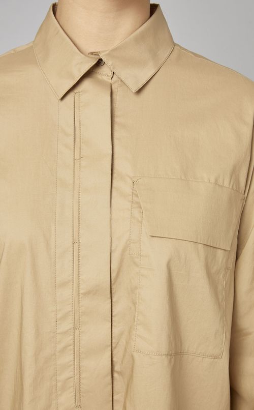 タックヨークスリーブシャツ