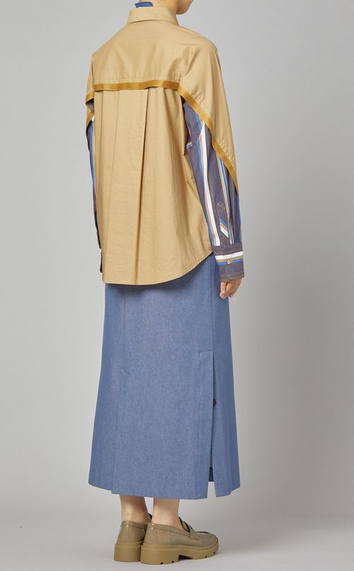 タックヨークスリーブシャツ