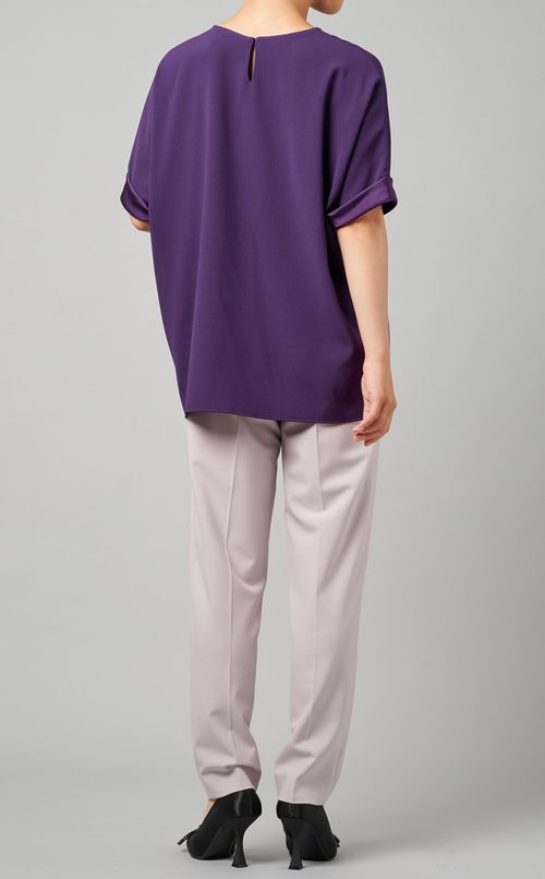 ショートスリーブプルオーバーブラウス