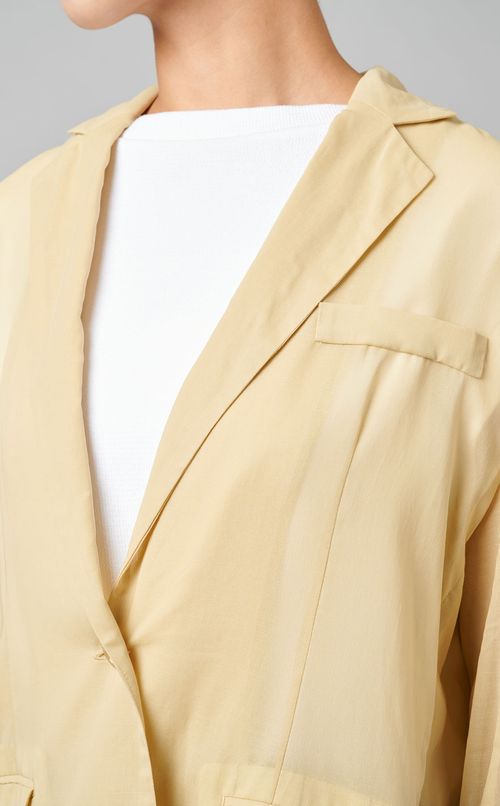 シースルーコットンジャケット