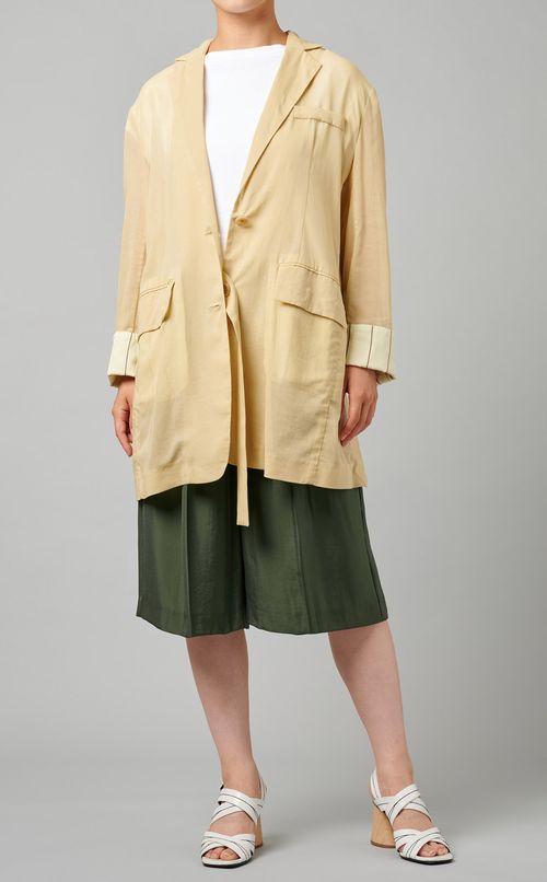 シースルーコットンジャケット