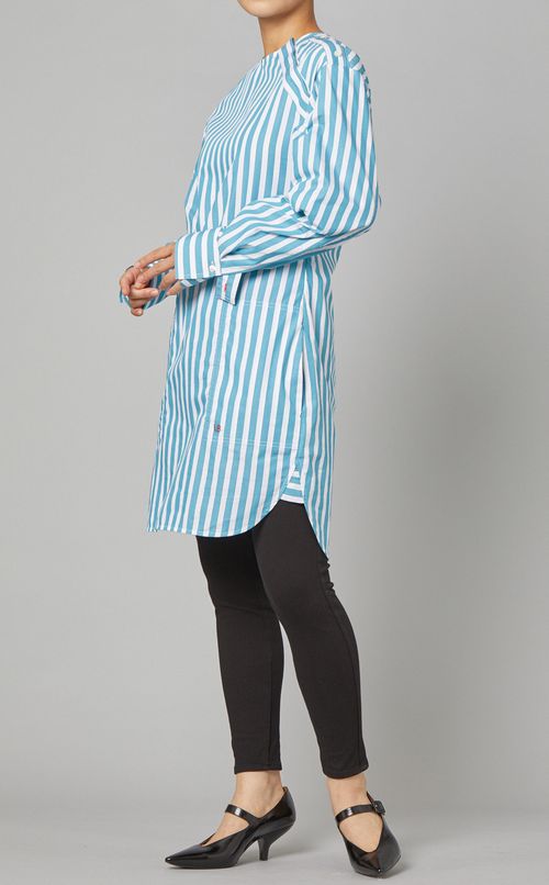 デザインスリーブワンピース