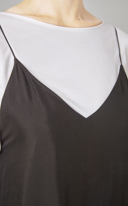 キャミソールティアードワンピース