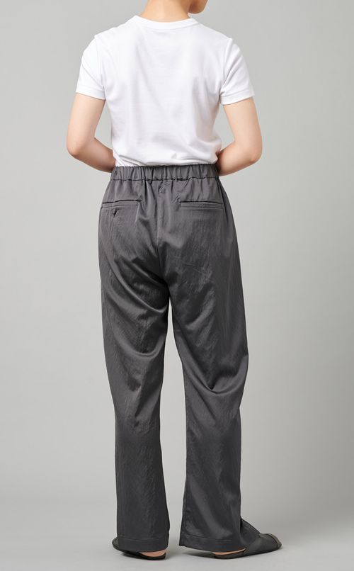 サテンイージーパンツ