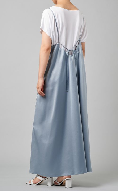 サテンキャミソールワンピース