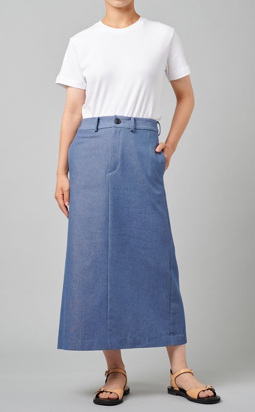 リサイクルコットンデニムスカート