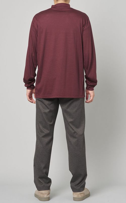 ウールジャージーハイネックカットソー