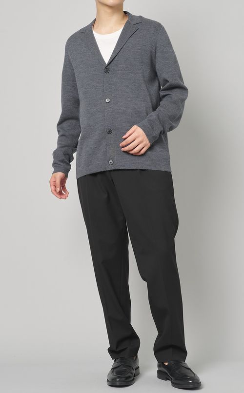 リーガルウールラペルカーディガン