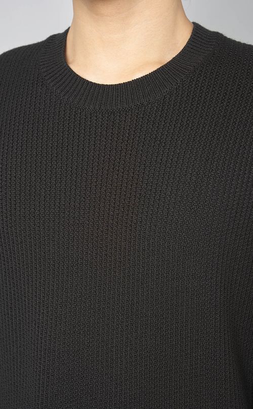 ファインメリノクルーネックニット