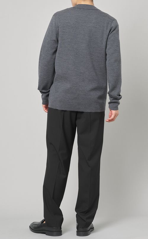 リーガルウールラペルカーディガン