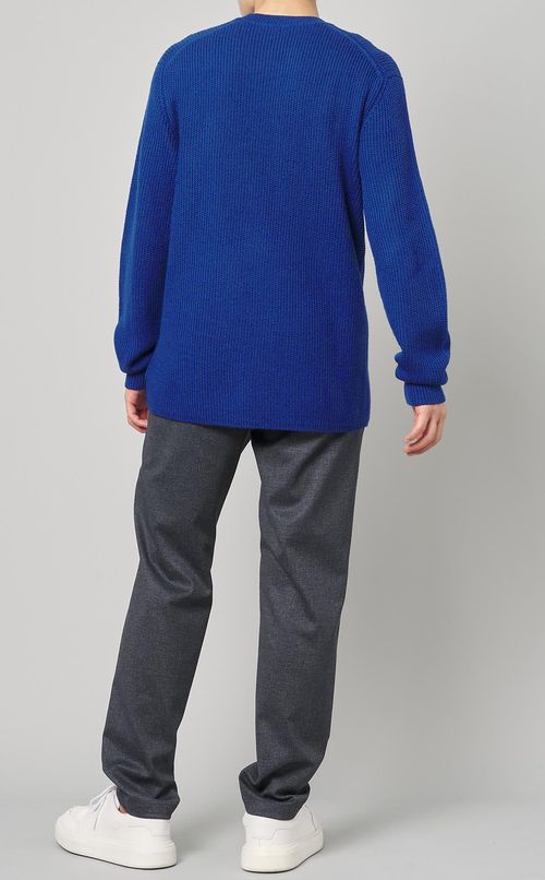 ファインメリノクルーネックニット