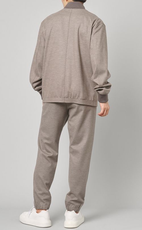 ウールニットフルジップブルゾン