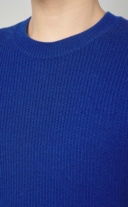 ファインメリノクルーネックニット