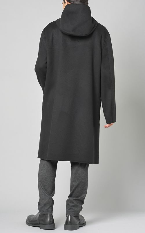 ウールカシミヤフードコート