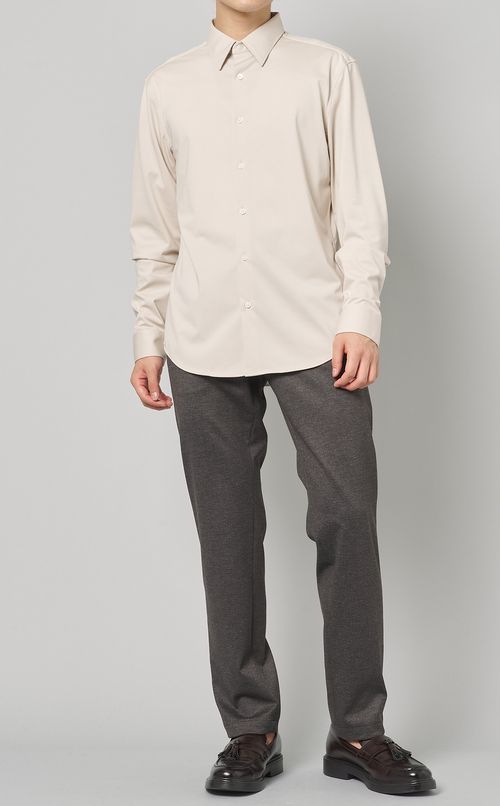 ストラクチャーニットシャツ