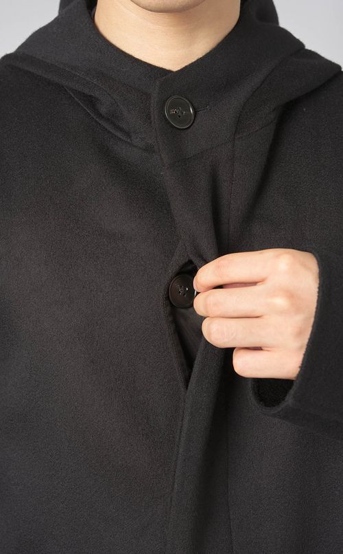 ウールカシミヤフードコート