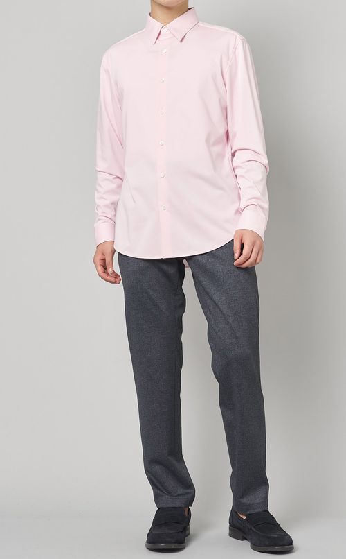 ストラクチャーニットシャツ