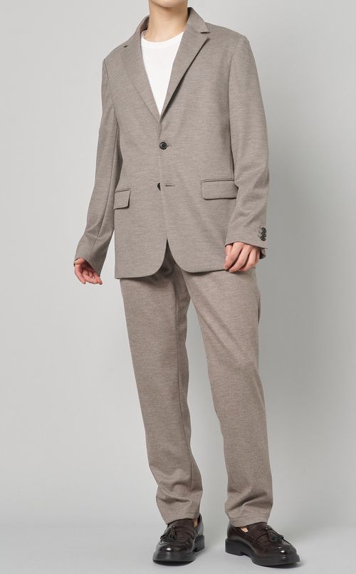 ウールジャージーシングルジャケット