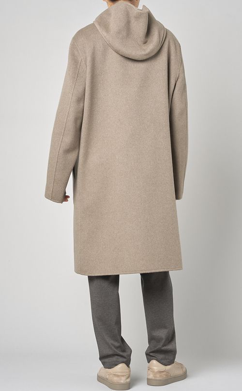 ウールカシミヤフードコート