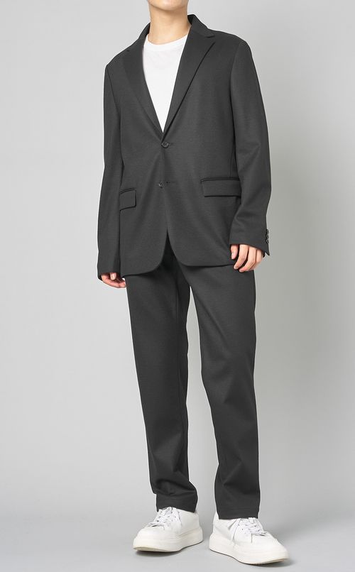 ウールジャージーテーパードパンツ