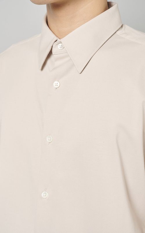 ストラクチャーニットシャツ