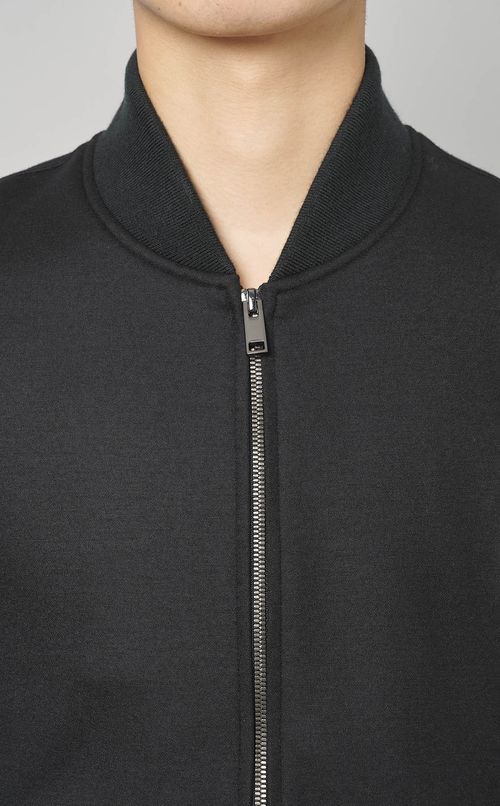 ウールニットフルジップブルゾン